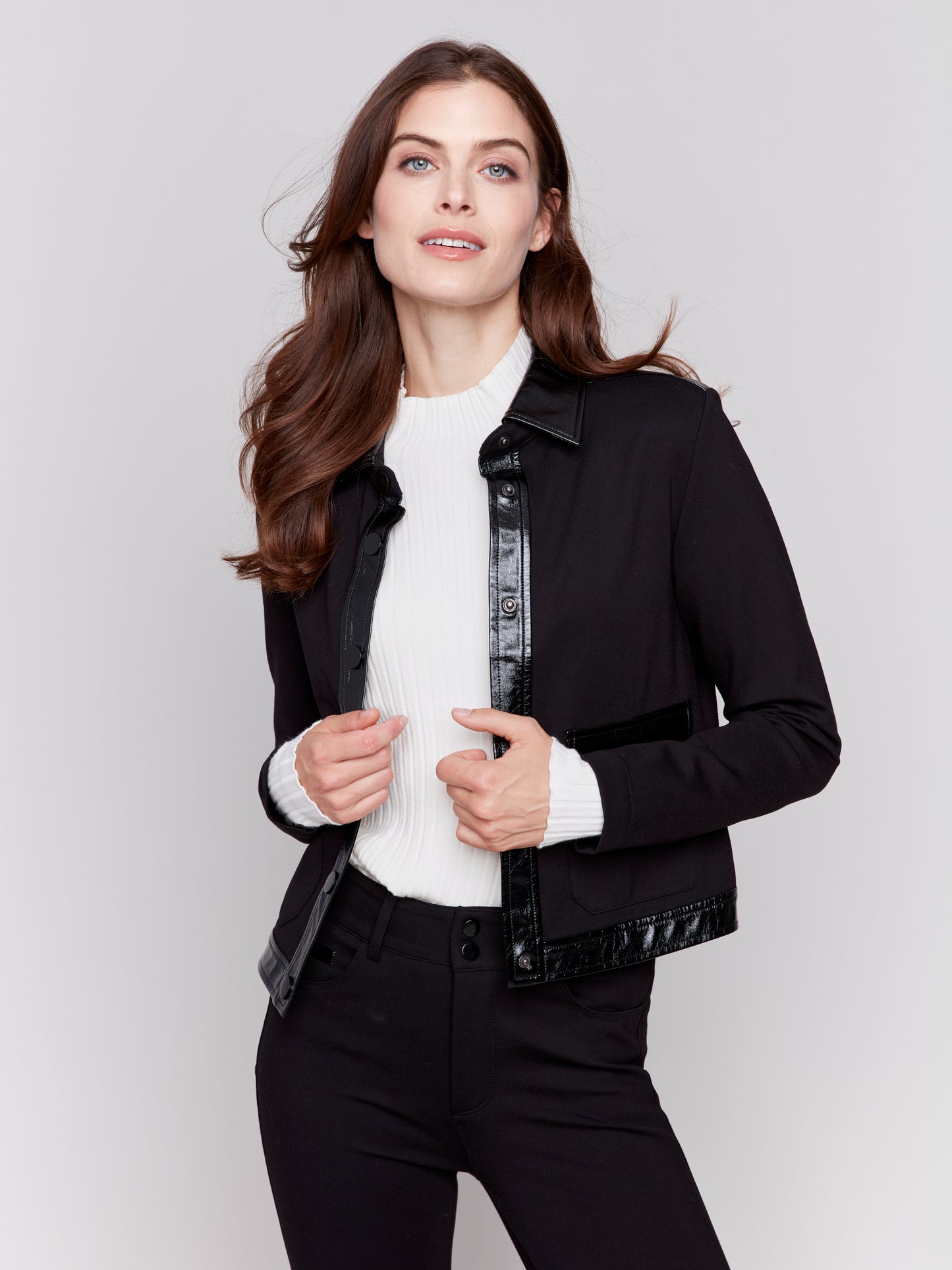 CB Jacket Leather Detail