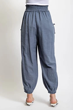 Slate Blue Pull-on Pant