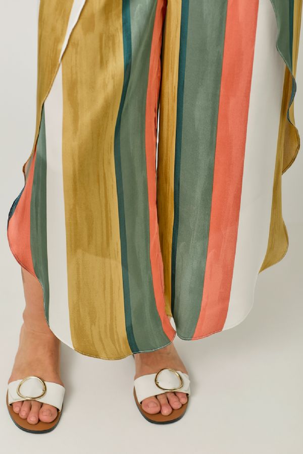 Stripe Wrap Pant