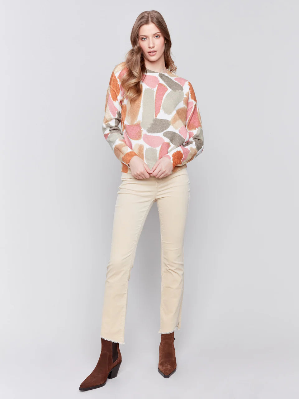 CB Print Sweater