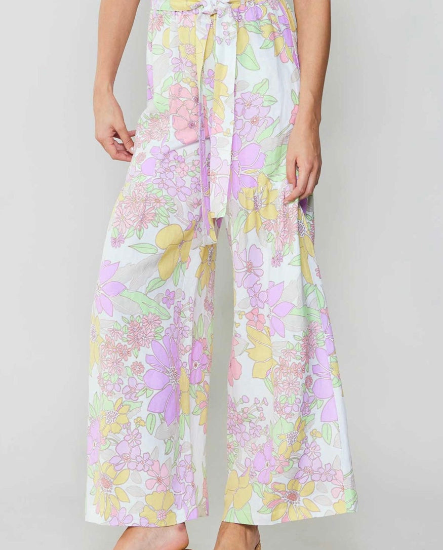 Floral Wide Leg Pant