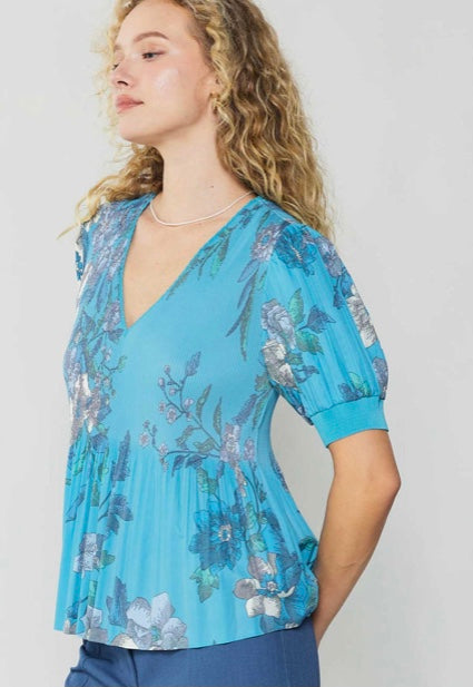 Pinch Pleat Top