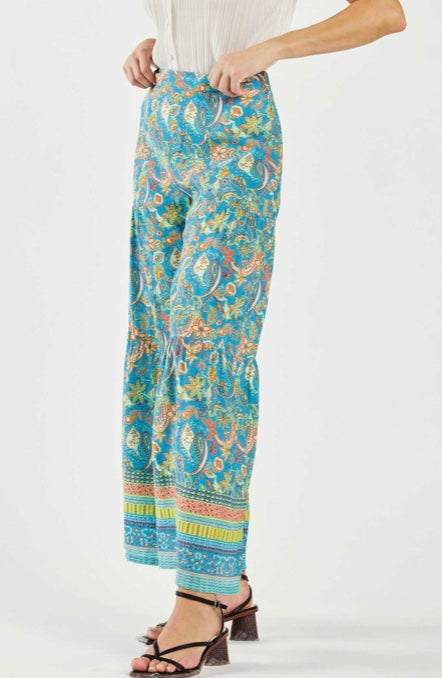 Tiered Wide Leg Pant