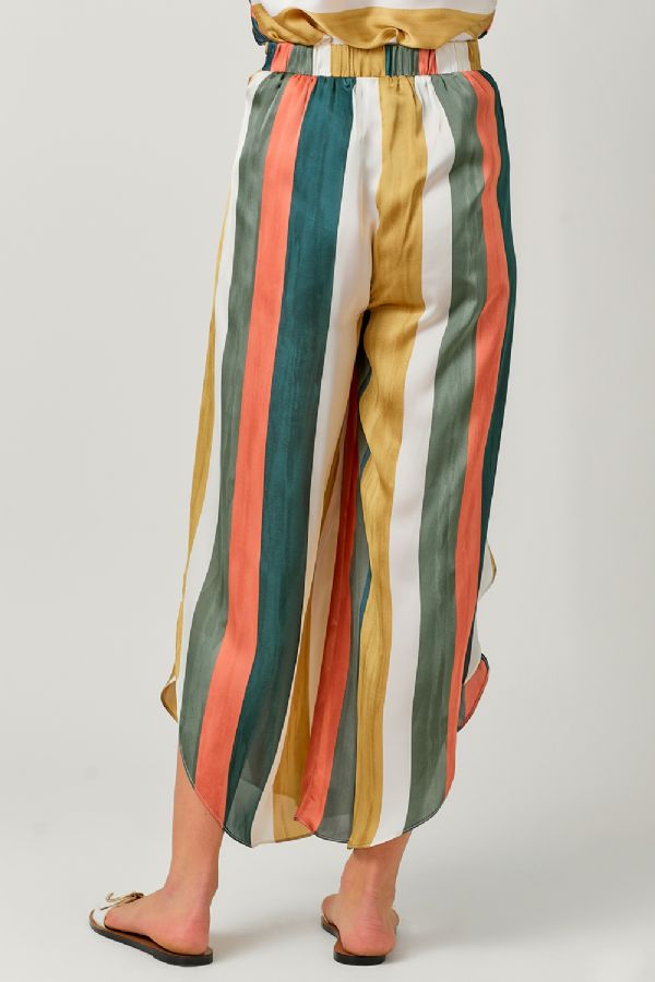 Stripe Wrap Pant