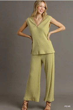 Ribbed 2 piece set