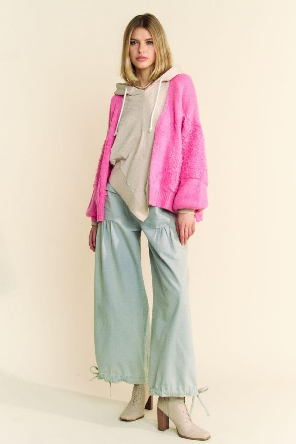 Cozy Pink Cardigan