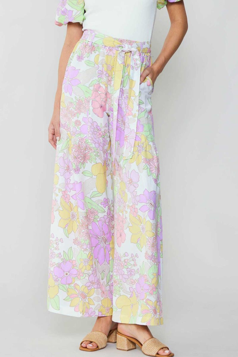 Floral Wide Leg Pant