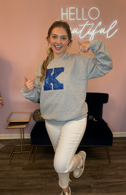 Blue K Gray Sweatshirt