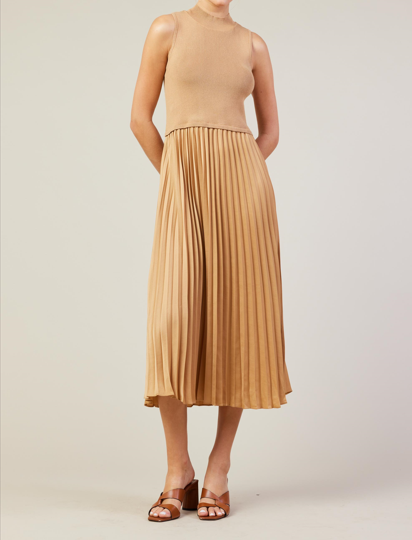 Pleated Mock Dress