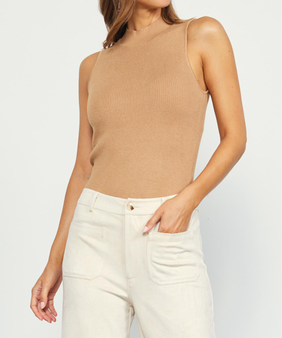 Sleeveless Knit Top