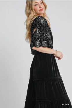 Black Velvet Dress