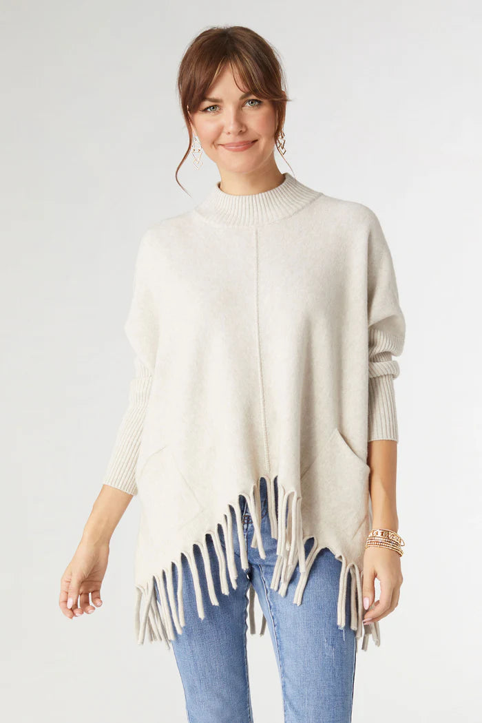 Flowy Mock Sweater