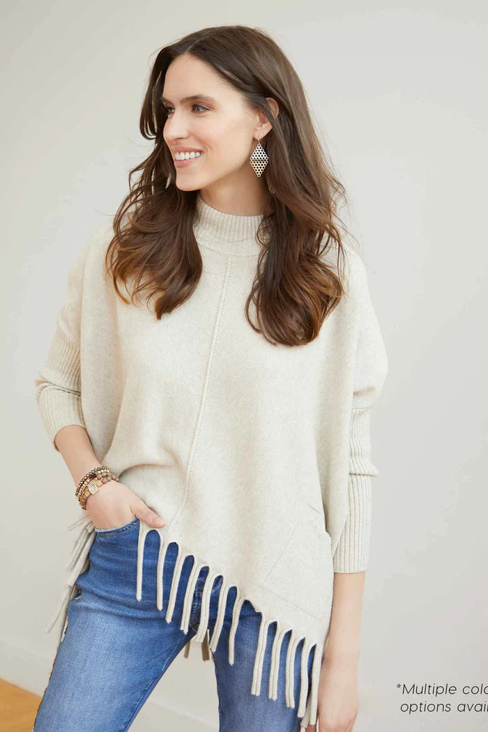 Flowy Mock Sweater