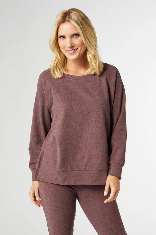 Side Zip Raglan Top