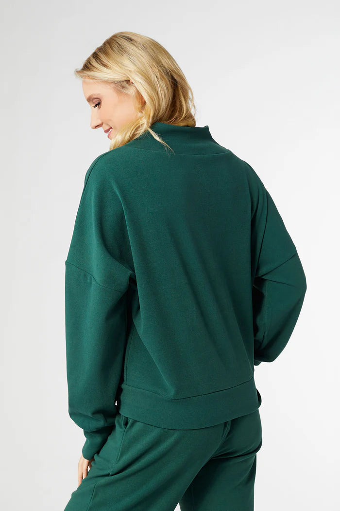 Smooth Zipper Pullover